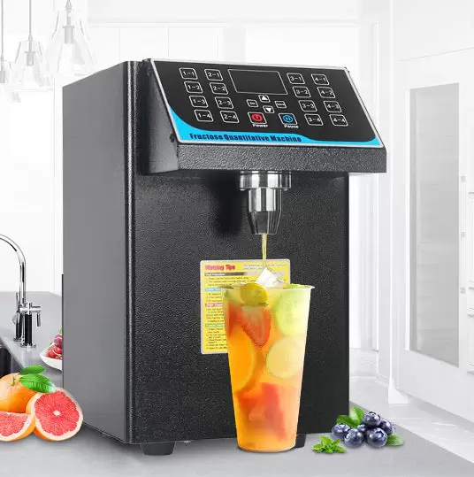 Automatický dávkovač ovocného cukru na bublinkový čaj Zařízení z nerezové oceli 16 skupin 220V 7,5L 450W