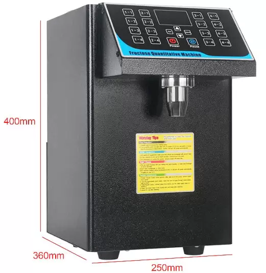 Automatický dávkovač ovocného cukru na bublinkový čaj Zařízení z nerezové oceli 16 skupin 220V 7,5L 450W