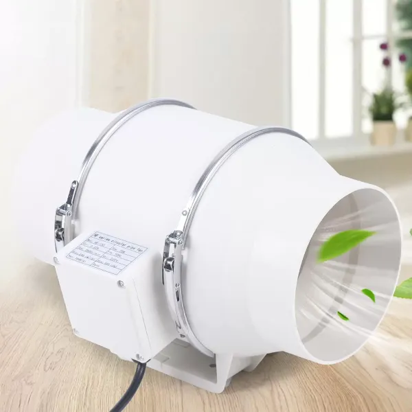 Trubkový ventilátor 220V domácí kuchyně sklad hotelový ventilátor trubkový ventilátor s kuličkovými ložisky trubkové ventilované potrubí domácí uživatelé, kuchyně, hotel, WC atd.