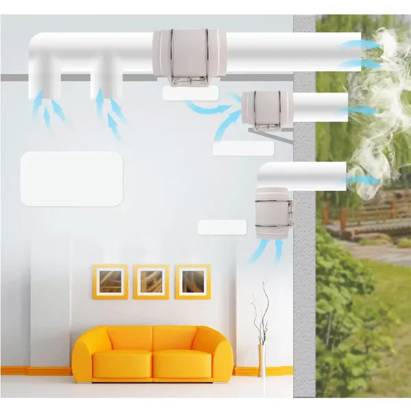 HF-200P Trubkový ventilátor s kuličkovým ložiskem 220V