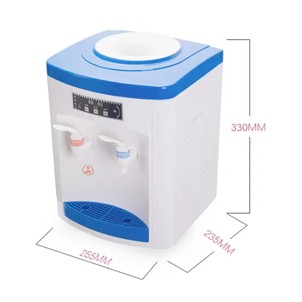 Stolní dávkovač vody, chladič pitné vody, 550 W, elektrický automat na horkou a studenou vodu, pro 5-18 l vody v kbelíku