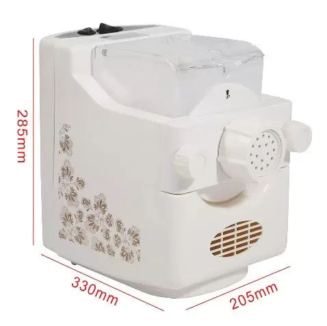 Elektrický výrobník těstovin 180 W, kapacita 500 g, multifunkční výrobník těstovin, 9 forem