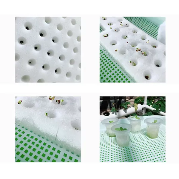 Hydroponic Grow Kit 2 vrstvy Balkonová hydroponie Hydroponie z PVC hadice s vodní pumpou