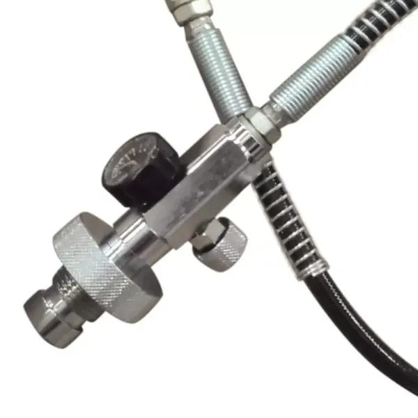 Paintballová plnicí stanice 4500 psi nabíjecí sada Adaptér pro plnění vzduchem Adaptér pro vysokotlaký hadicový ventil pro potápěčskou nádrž 4500 psi PCP plnicí adaptér pro paintball