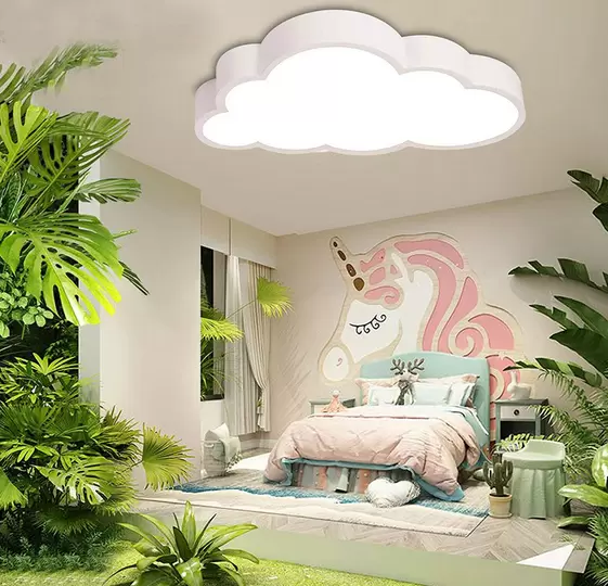 LED stropní svítidlo ve tvaru cloudu pro dětský pokoj 36W 15㎡-30㎡