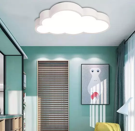 LED stropní svítidlo ve tvaru cloudu pro dětský pokoj 36W 15㎡-30㎡