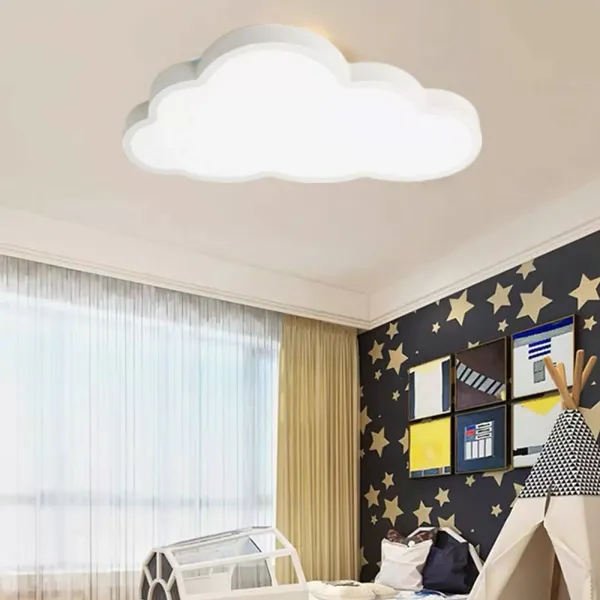 LED stropní svítidlo ve tvaru cloudu pro dětský pokoj 36W 15㎡-30㎡
