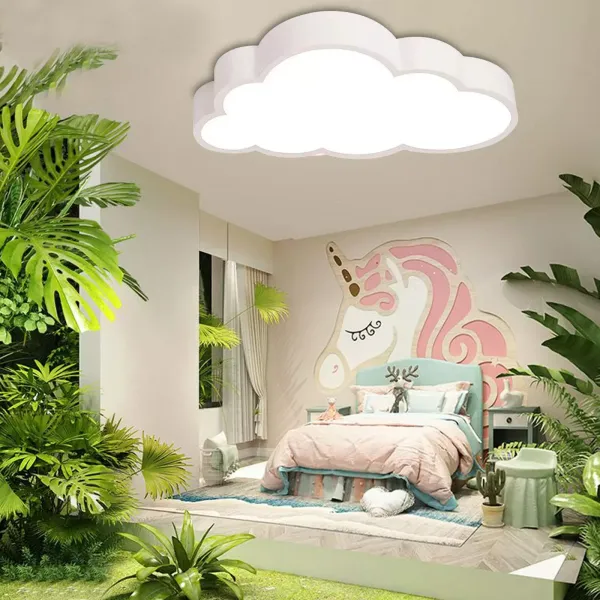 LED stropní svítidlo ve tvaru cloudu pro dětský pokoj 36W 15㎡-30㎡