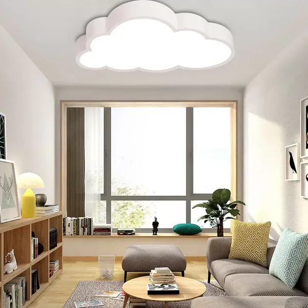 LED stropní svítidlo ve tvaru cloudu pro dětský pokoj 36W 15㎡-30㎡