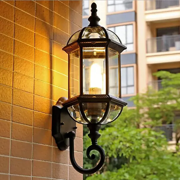Vintage nástěnné svítidlo průmyslové retro nástěnné světlo E27 držák lampy průmyslové světlo pro zahradu, jídelnu Vintage nástěnné svítidlo průmyslové retro nástěnné světlo E27 držák lampy průmyslové světlo pro zahradu, jídelnu