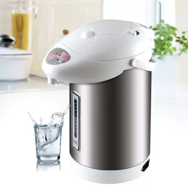 Nerezová rychlovarná konvice 3,8 l 750 W pro domácnost a kancelář