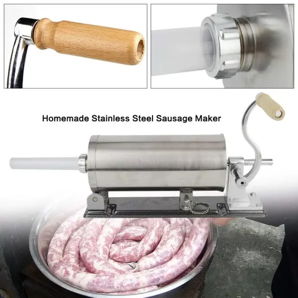 3l nerezová ruční plnička klobás Stroj na výrobu klobás Stříkačka na klobásy Lis na klobásy Stroj na výrobu klobás pro domácnosti Podniky Restaurace Snack bary 3l nerezová ruční plnička klobás Stroj na výrobu klobás Stříkačka na klobásy Lis na klobásy Stroj na výrobu klobás pro domácnosti Podniky Restaurace Snack bary