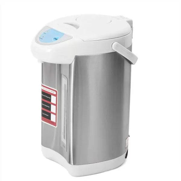 Rychlovarná konvice, nerezová ocel, 5,8 l, zásobník horké vody, displej hladiny vody, zásobník teplé vody, šedá Rychlovarná konvice, nerezová ocel, 5,8 l, zásobník horké vody, displej hladiny vody, zásobník teplé vody, šedá
