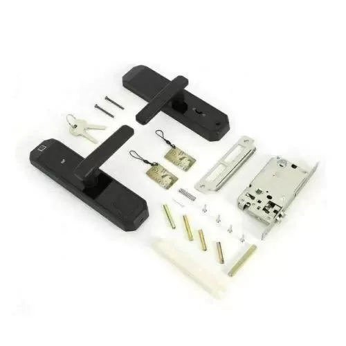 CNCEST-Electronic Fingerprint Door Lock Black Smart Lock 4,5V-6,5V