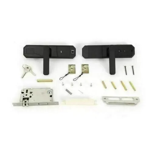 CNCEST-Electronic Fingerprint Door Lock Black Smart Lock 4,5V-6,5V