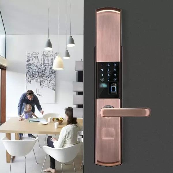 Smart Fingerprint Door Lock, Anti-Theft Smart Electronic Lock s vodotěsným zámkem dveří, s otiskem prstu Smart Fingerprint Door Lock, Anti-Theft Smart Electronic Lock s vodotěsným zámkem dveří, s otiskem prstu