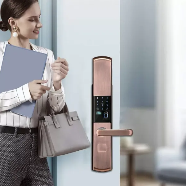 Smart Fingerprint Door Lock, Anti-Theft Smart Electronic Lock s vodotěsným zámkem dveří, s otiskem prstu Smart Fingerprint Door Lock, Anti-Theft Smart Electronic Lock s vodotěsným zámkem dveří, s otiskem prstu