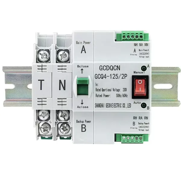 Dual Transfer Switch 63A 2P Automatic Dual Transfer Switch 63A 2P Automatic