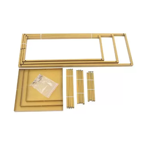 3ks Kovové svatební květinové stojany 50cm 60cm 70cm Domácí party dekorace