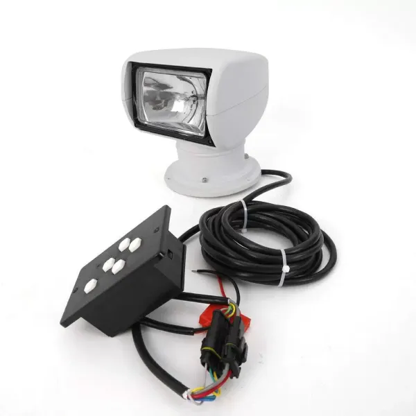 360° světlomet s dálkovým ovládáním - 100 W - Vyhledávací světlo pro pracovní vozidla - Pro všechna vozidla 360° světlomet s dálkovým ovládáním - 100 W - Vyhledávací světlo pro pracovní vozidla - Pro všechna vozidla