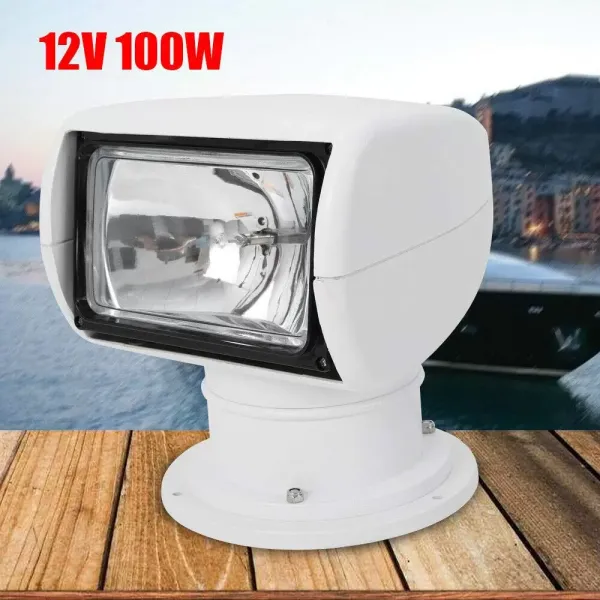 360° světlomet s dálkovým ovládáním - 100 W - Vyhledávací světlo pro pracovní vozidla - Pro všechna vozidla