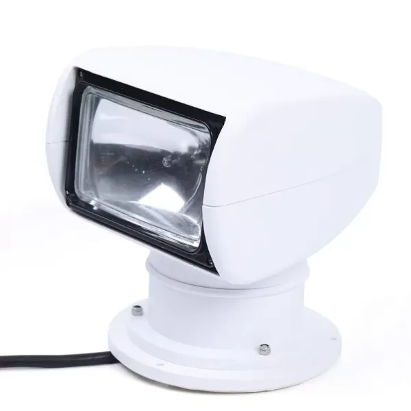 Námořní reflektor, 12V 100W Vodotěsný pro nákladní auto s dálkovým ovládáním, otáčení o 360°, venkovní jachtová lampa