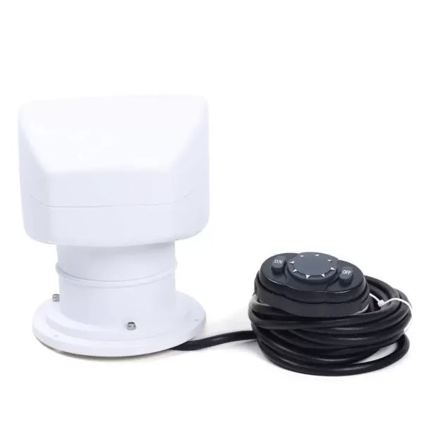 Námořní reflektor, 12V 100W Vodotěsný pro nákladní auto s dálkovým ovládáním, otáčení o 360°, venkovní jachtová lampa