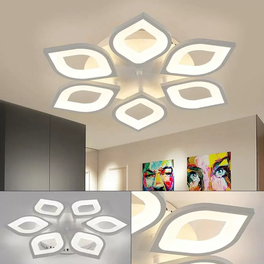 LED stropní svítidlo - Akryl - Moderní - Lustr - Stropní svítidlo - Závěsná lampa - Do obývacího pokoje a domova - Stmívatelné - 6 kusů