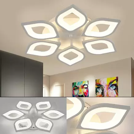 LED stropní svítidlo - Akryl - Moderní - Lustr - Stropní svítidlo - Závěsná lampa - Do obývacího pokoje a domova - Stmívatelné - 6 kusů