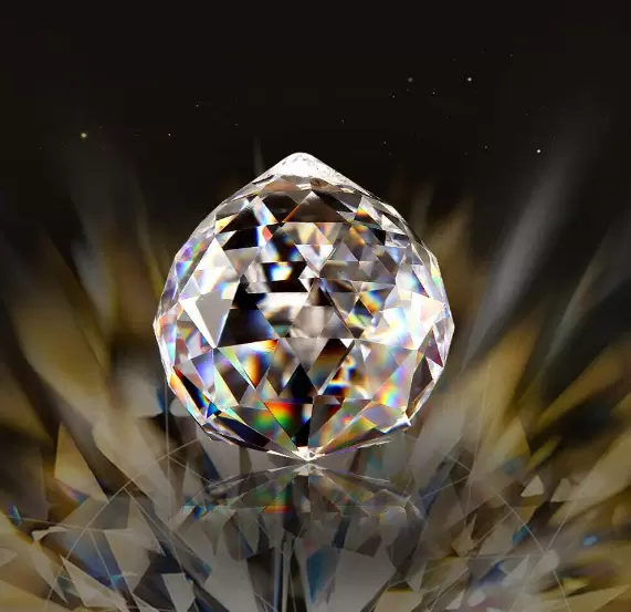 Krásná lustrová závěsná lampa Moderní kulatá lampa E14 Crystal Crystal Stmívatelné stropní LED svítidlo