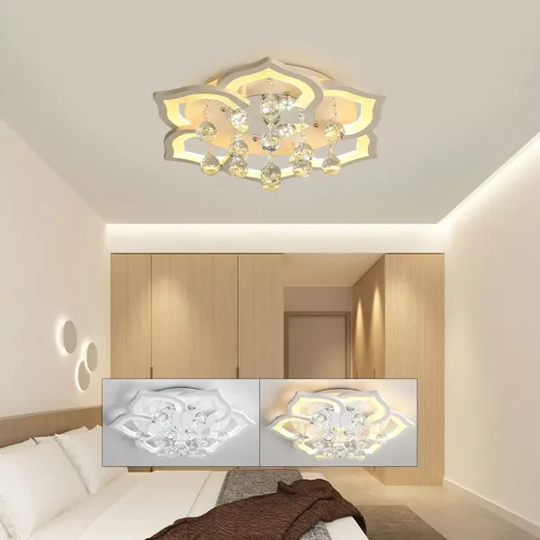 Moderní akrylový lustr - 60 W - Pro zapuštěnou montáž - 85-265 V - Akryl - kov - Křišťál Moderní akrylový lustr - 60 W - Pro zapuštěnou montáž - 85-265 V - Akryl - kov - Křišťál