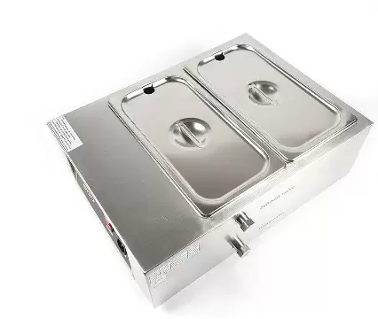2 x 4 l Elektrická tavička čokolády 30-85°C Tavicka čokolády 10 kg Komerční tavič 1500 W