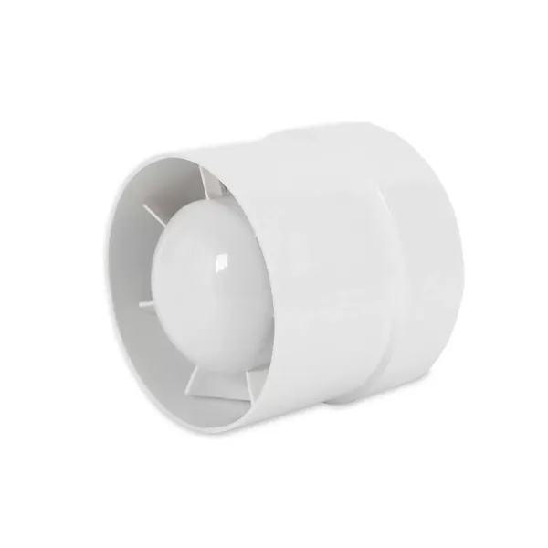 CNCEST Koupelnový trubkový ventilátor s kuličkovým ložiskem 100/125/150 mm pro WC, Koupelnu, Skleník, Kuchyni, Kulatý, 100 mm