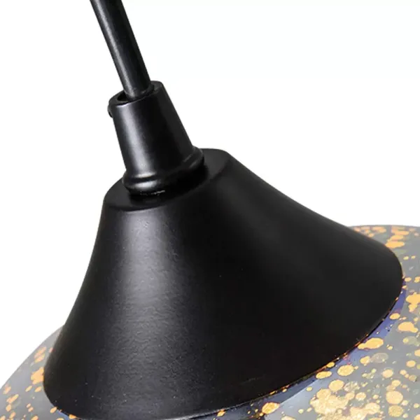 22*32cm Moderní 3D skleněná závěsná lampa Vánoční dekorace stropní ohňostrojová lampa
