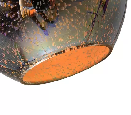 22*32cm Moderní 3D skleněná závěsná lampa Vánoční dekorace stropní ohňostrojová lampa