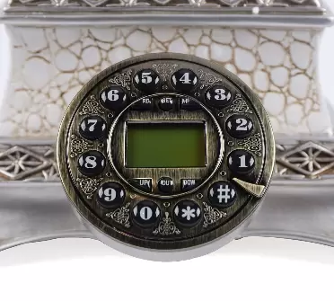 Retro starožitné telefony na pevnou linku - Dekorace na pevnou linku - Kabelová pevná linka - Vhodné pro bytový textil, restaurace a hotely