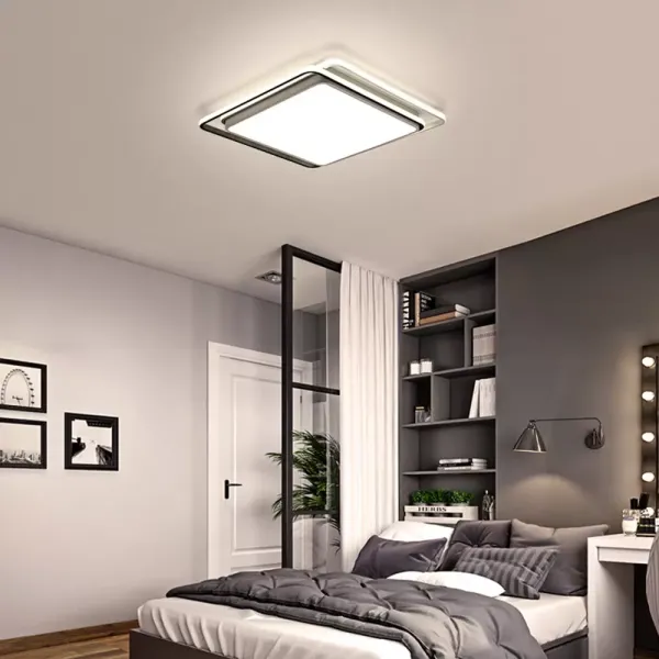 LED akrylové stropní svítidlo Obývací pokoj Lampa Čtvercová ložnice Moderní minimalistické osvětlení 48CM LED akrylové stropní svítidlo Obývací pokoj Lampa Čtvercová ložnice Moderní minimalistické osvětlení 48CM