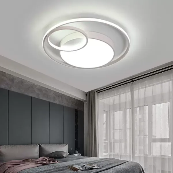 19palcové LED stropní svítidlo, 55W stmívatelné LED stropní svítidlo, kulaté akrylové stropní svítidlo, osvětlení pro dětský pokoj a ložnici 19palcové LED stropní svítidlo, 55W stmívatelné LED stropní svítidlo, kulaté akrylové stropní svítidlo, osvětlení pro dětský pokoj a ložnici