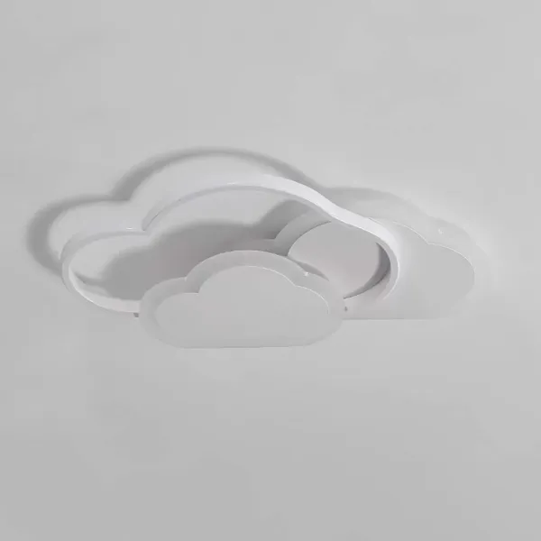 45W LED stropní svítidlo, moderní, jednoduché, hliník, akryl, tvar mraku, stmívatelné