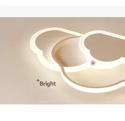 45W LED stropní svítidlo, moderní, jednoduché, hliníkové, akrylové, ve tvaru mraku, s dálkovým ovládáním, stmívatelné