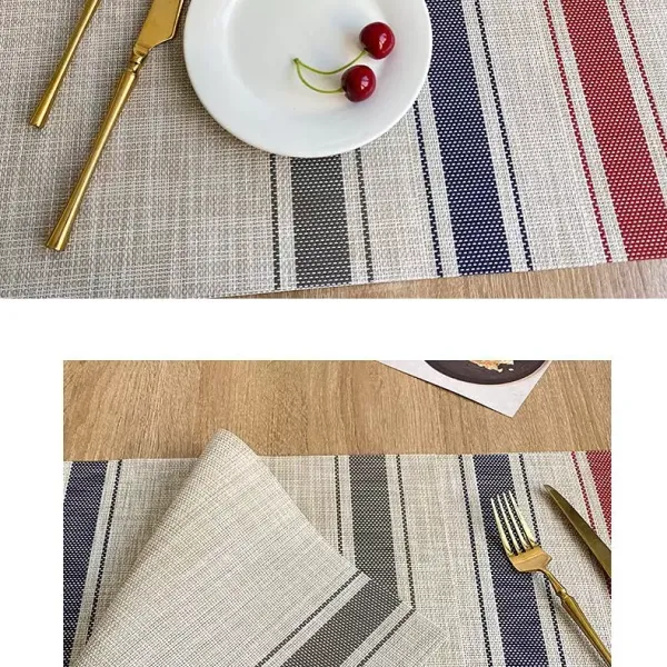 PVC prostírání 4 prostírání Tepelně odolné prostírání Prostírání proti znečištění pro restaurace PVC prostírání 4 prostírání Tepelně odolné prostírání Prostírání proti znečištění pro restaurace