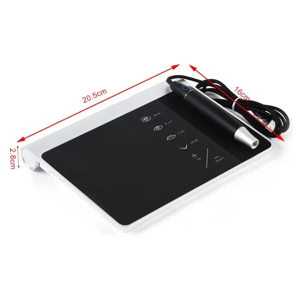 Sada profesionálního elektrického tetovacího strojku Sada digitálního tetovacího strojku na tetování obočí Sada kosmetických strojků na tetování Mikro make-up pro obočí Rty Oči