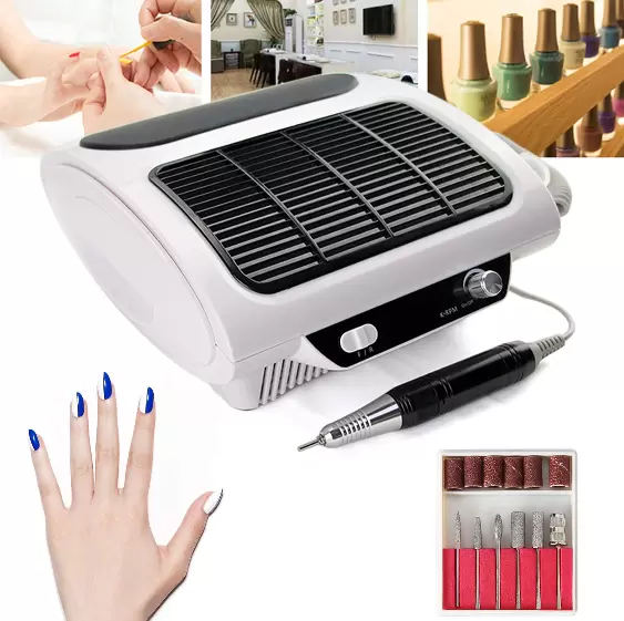 Profesionální 24W elektrická vrtačka na nehty s odsáváním