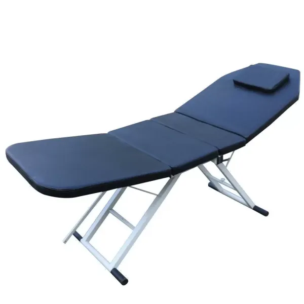 Masážní stůl Spa Bed - Skládací - S otvorem pro obličej - Výškově nastavitelný - 3 sekce - 182 x 60 x 60 cm - Beauty Bed z PVC