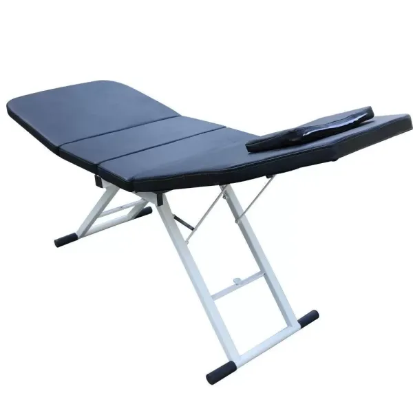 Masážní stůl Spa Bed - Skládací - S otvorem pro obličej - Výškově nastavitelný - 3 sekce - 182 x 60 x 60 cm - Beauty Bed z PVC Masážní stůl Spa Bed - Skládací - S otvorem pro obličej - Výškově nastavitelný - 3 sekce - 182 x 60 x 60 cm - Beauty Bed z PVC