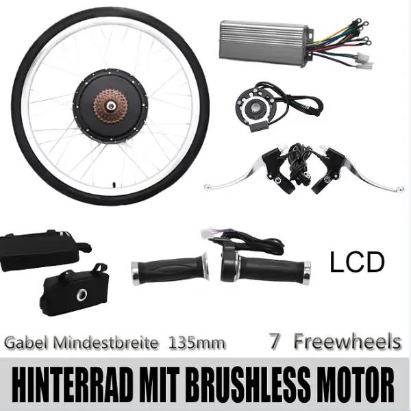 26" 48V sada elektrokola Elektrokolo s LCD displejem 26" 48V sada elektrokola Elektrokolo s LCD displejem