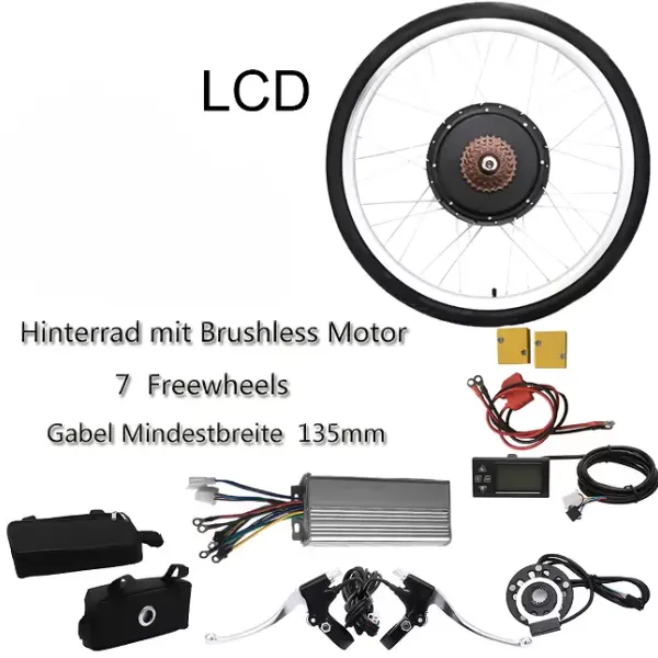 26" 48V sada elektrokola Elektrokolo s LCD displejem 26" 48V sada elektrokola Elektrokolo s LCD displejem