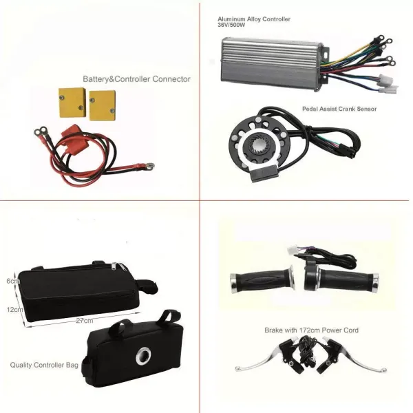 Sada na přestavbu elektrokola, elektrokolo zadního kola, náboj kola pro 26" elektrokolo s 36V LCD displejem