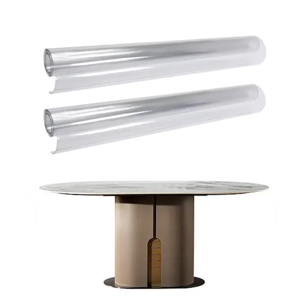 78 x 42 palců průhledný chránič krytu stolu, 2 mm silné ochranné podložky, pro jídelní stůl 78 x 42 palců průhledný chránič krytu stolu, 2 mm silné ochranné podložky, pro jídelní stůl