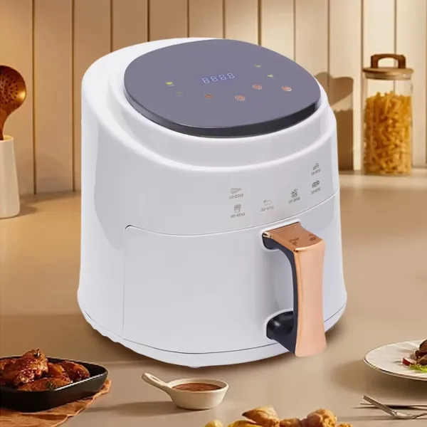 Horkovzdušná fritéza s domácí digitální fritézou, digitální displej, vzduchová fritéza, multifunkční vzduchová fritéza, 8L Horkovzdušná fritéza s domácí digitální fritézou, digitální displej, vzduchová fritéza, multifunkční vzduchová fritéza, 8L